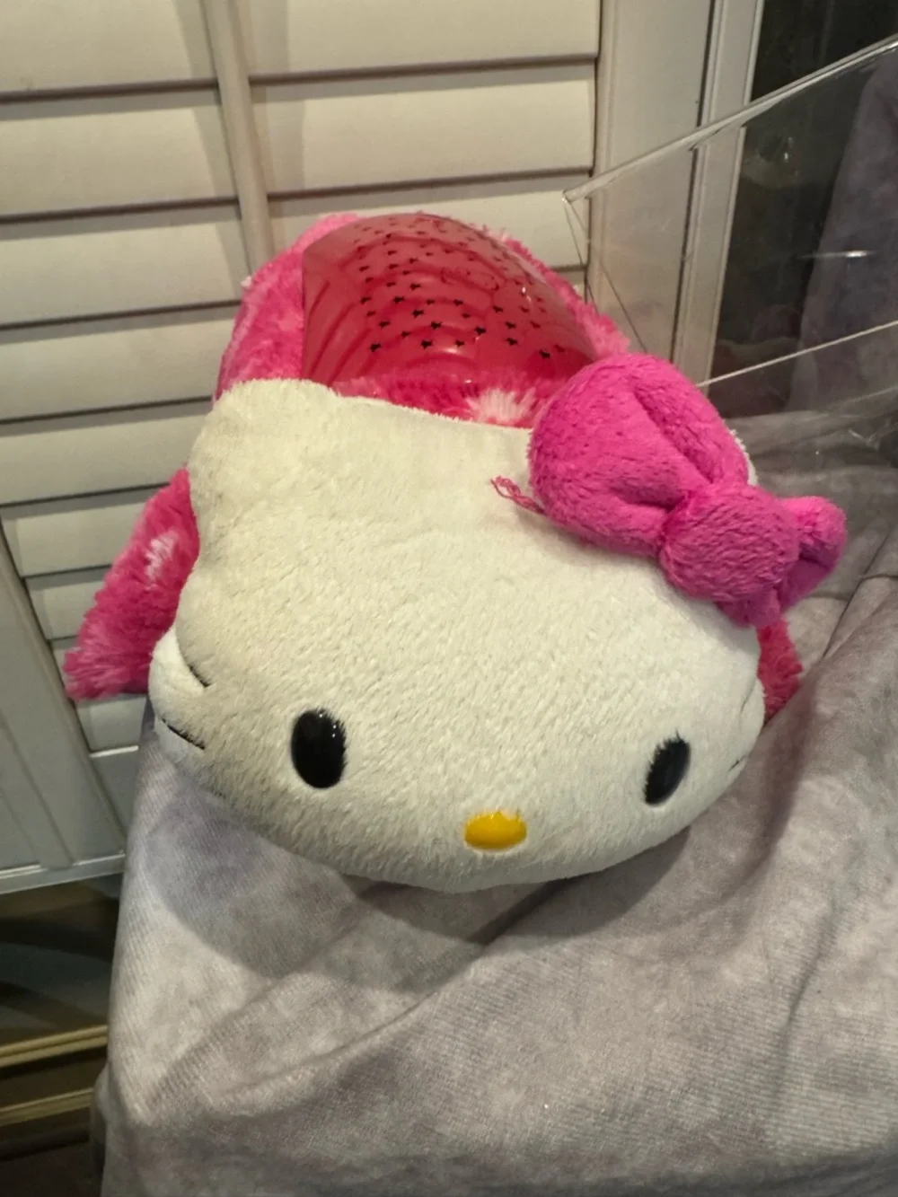 Pillow Pet Dream Lites Plush Pink Hello Kitty‎ Star Projector Night Light